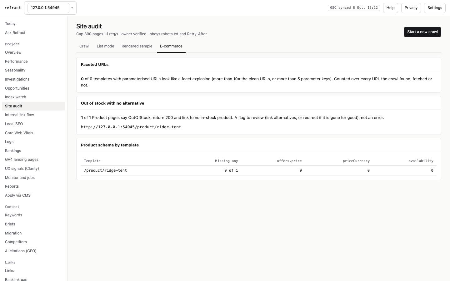 E-commerce checks
